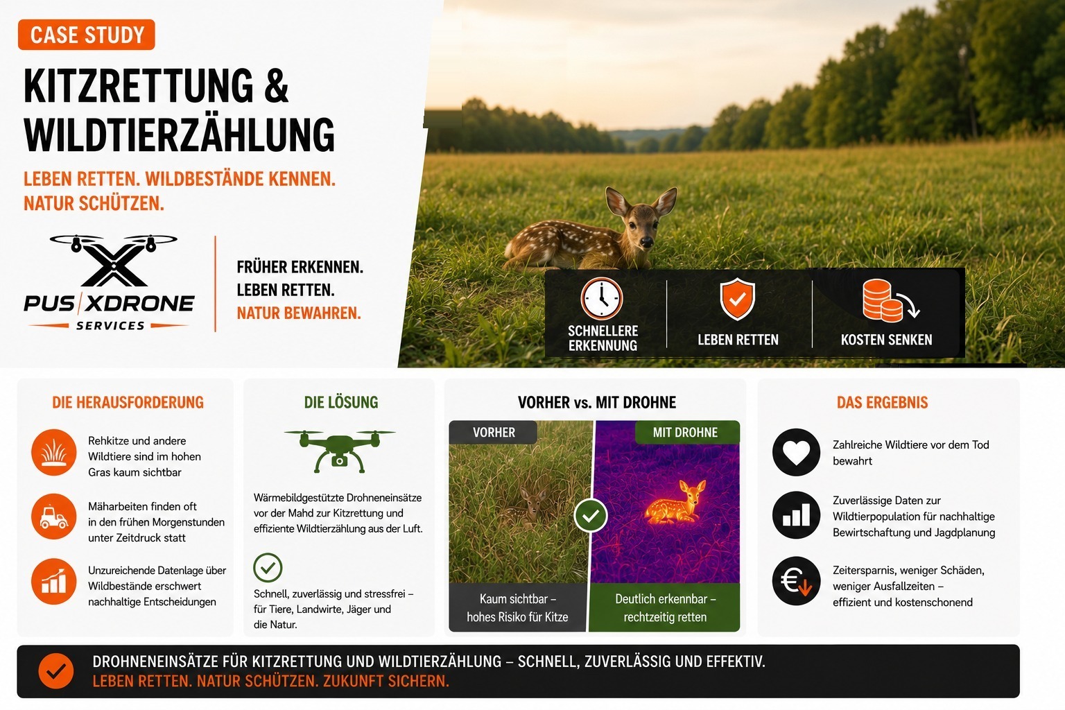 Case Study: Kitzrettung & Wildtierzählung